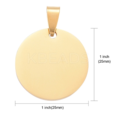 201 Stainless Steel Pendants STAS-S105-T592-25-2-1