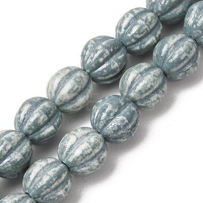 Vintage Handmade Porcelain Beads Strands PR-CBAA37B-09D-1
