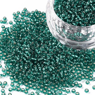 11/0 Grade A Transparent Glass Seed Beads X-SEED-Q007-F51-1