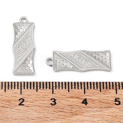 Rhodium Plated 925 Sterling Silver Pendants STER-C003-01P-1