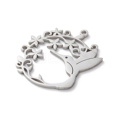 Anti-Tarnish 304 Stainless Steel Pendants STAS-S149-07P-1