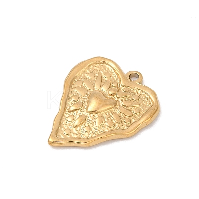 304 Stainless Steel Pendants STAS-S175-43H-G-1