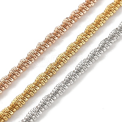 304 Stainless Steel Multi Layered Chain Necklaces NJEW-H043-09MC-1