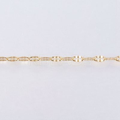 3.28 Feet Handmade Ion Plating(IP) 304 Stainless Steel Dapped Chains X-CHS-H007-60A-1
