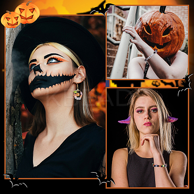 DIY Halloween Bracelet Making Kit DIY-PH0008-85-1
