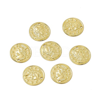 Rack Plating Brass Charms KK-C007-04G-1
