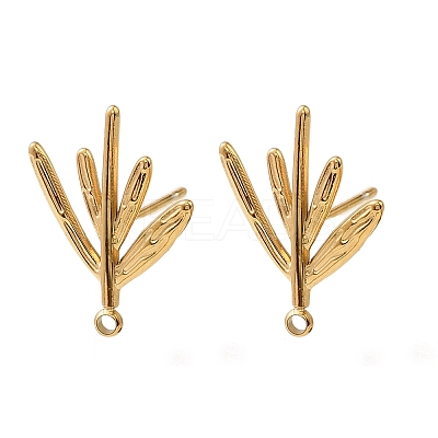 304 Stainless Steel Stud Earring Findings STAS-Z199-03G-01-1