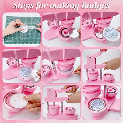 DIY Button Maker Kit DIY-WH0028-06-1