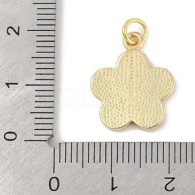 Brass Enamel Pendants KK-B114-08G-1
