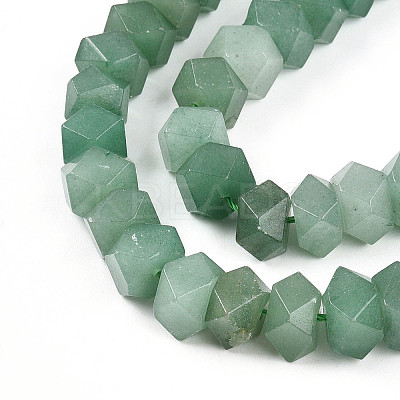 Natural Green Aventurine Beads Strands G-N347-09A-08-1