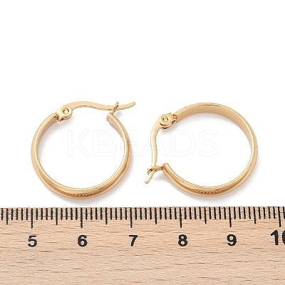 201 Stainless Steel Hoop Earrings EJEW-Q026-17G-A-1