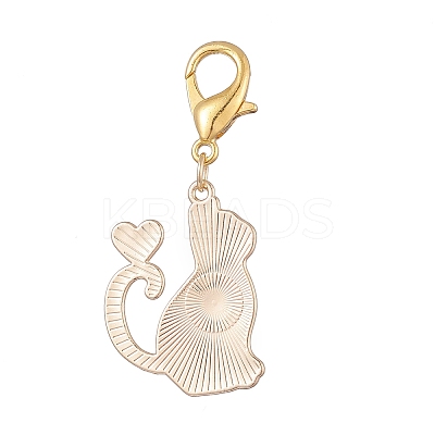 6Pcs Alloy Enamel Pendant Decoration HJEW-JM01014-1