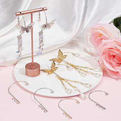 40Pcs 2 Colors 316 Stainless Steel Ear Cuff Findings STAS-SC0008-42-1
