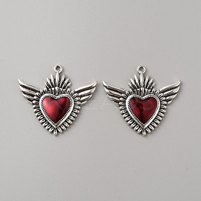 Alloy Enamel Pendants FIND-WH0156-43B-1