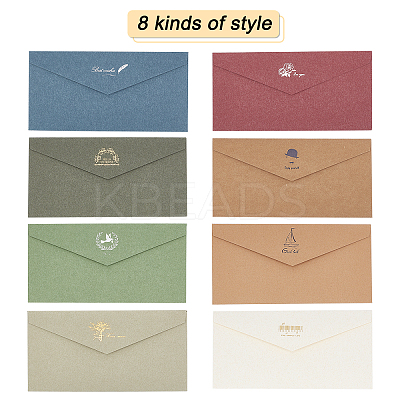 Vintage Retro Western Style Paper Envelope DIY-CP0002-48-1