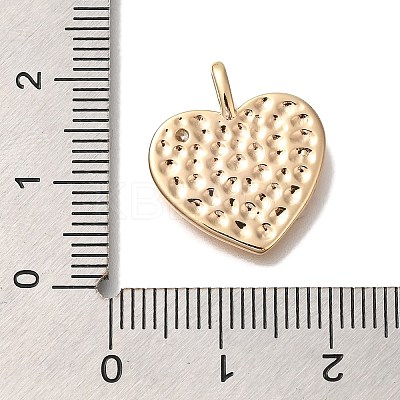 Brass Micro Pave Cubic Zirconia Pendants KK-U038-17G-1