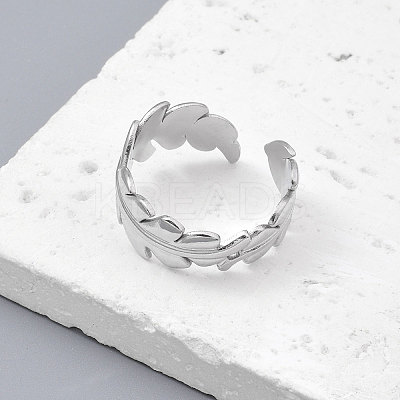 Non-Tarnish 201 Stainless Steel Finger Rings RJEW-H223-03P-08-1