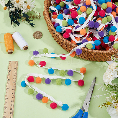13M Polyester Pom Pom Ball Ribbon OCOR-ME0001-26-1