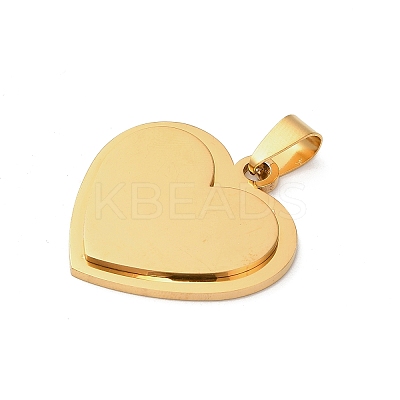 304 Stainless Steel Stamping Blank Tag Pendants STAS-H481-03A-G-1