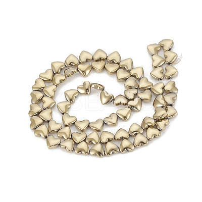 Electroplate Non-magnetic Synthetic Hematite Beads Strands G-T061-101H-1