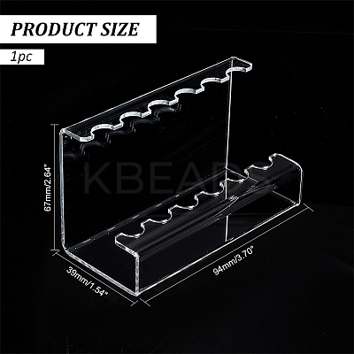 Acrylic Fountain Pen Holder Display Stand AJEW-WH0248-526A-1