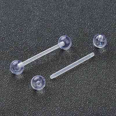 Acrylic Tongue Rings X1-AJEW-P084-07B-1