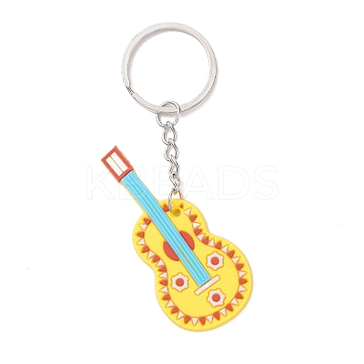 Cartoon PVC Plastic Keychain LS-KEYC-F035-01F-1