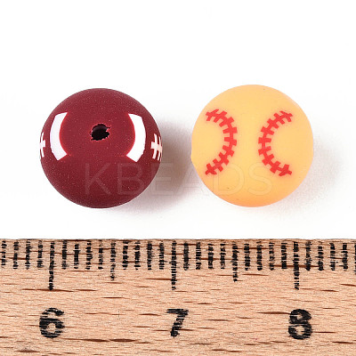 Handmade Polymer Clay Beads CLAY-N014-02B-M-1