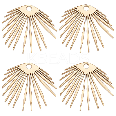 6Pcs Ion Plating(IP) 304 Stainless Steel Pendants STAS-BBC0002-26-1