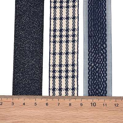 9 Yards 3 Styles Polyester Ribbon SRIB-A014-F02-1