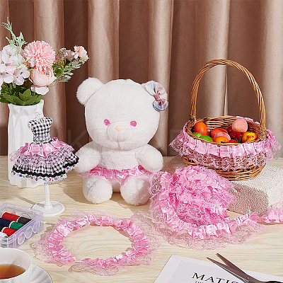 7.7~8M Stain Flower Lace Ribbon OCOR-FG0002-35B-1