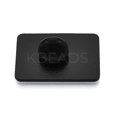 Rectangle with Word Aolly Brooch X-JEWB-M024-03B-A-1