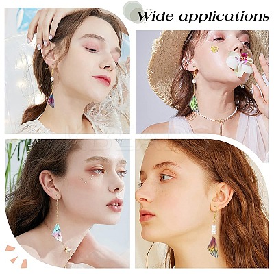 DIY Insects Wing Earring Making Kits DIY-YW0016-15-1