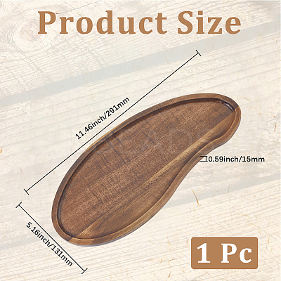 1Pc Wood Serving Trays AJEW-GF0012-47C-1