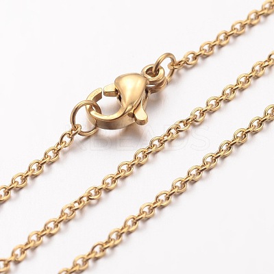 Ion Plating(IP) 304 Stainless Steel Necklace LS-MAK-G004-05G-1