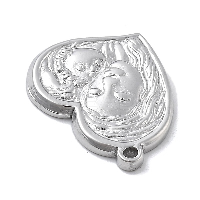 304 Stainless Steel Pendants STAS-Z121-30P-1