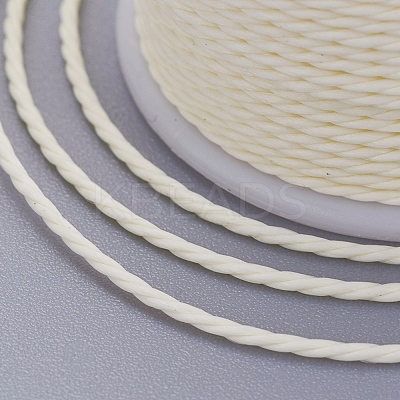 Round Waxed Polyester Cord X-YC-G006-01-1.0mm-16-1