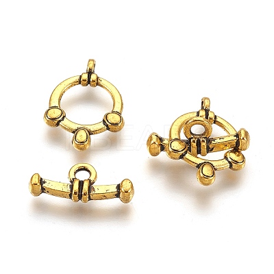 Tibetan Style Toggle Clasps LS-GLF5026Y-NF-1