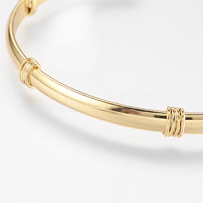 Brass Cuff Bangles LS-BJEW-K153-02E-1