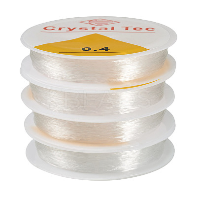 4 Rolls Round Crystal Elastic Stretch Thread EW-TA0001-09A-1