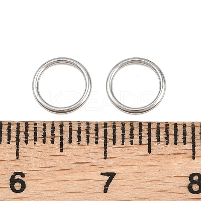 304 Stainless Steel Closed Jump Rings STAS-G393-06P-19-1