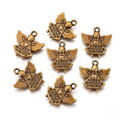 Tibetan Style Alloy Pendants TIBEP-4643-AB-FF-1