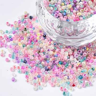 Glass Round Seed Beads SEED-S057-R-002-1