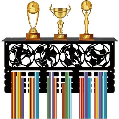 Rectangle Iron Medal Hanger Holder ODIS-WH0052-054-1