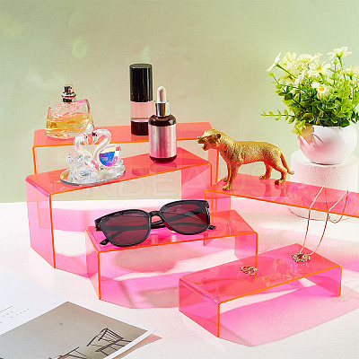 5-Tier Acrylic Display Riser Stands ODIS-WH0006-06B-1