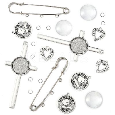 Iron Kilt Pins Brooch Findings DIY-FS0009-47-1