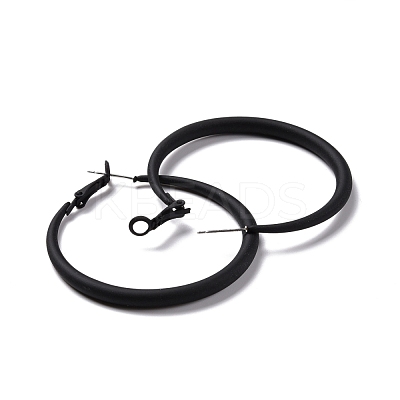 Alloy Big Hoop Earrings for Women EJEW-M201-01H-1