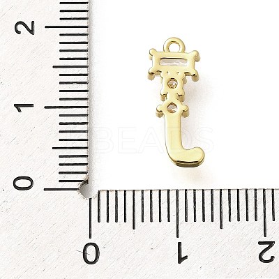 Brass Micro Pave Cubic Zirconia Pendants LS-KK-M310-01G-10-1