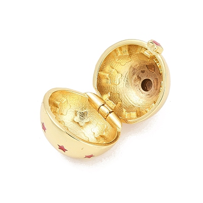 Brass Micro Pave Cubic Zirconia Locket Pendants KK-H203-13G-03-1
