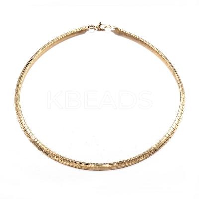 304 Stainless Steel Necklaces NJEW-E080-05G-1